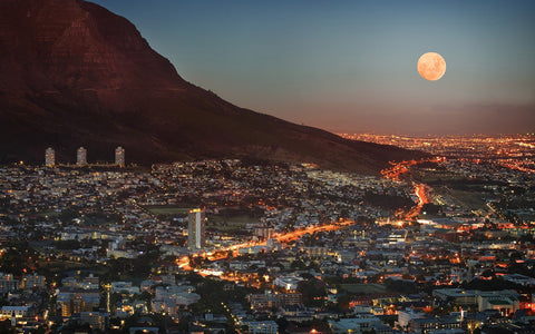 SOUTH AFRICA CAPE TOWN GICLEE CANVAS ART PRINT POSTER