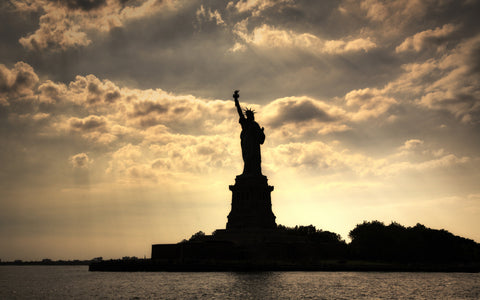 STATUE OF LIBERTY NEW YORK GICLEE CANVAS ART PRINT POSTER