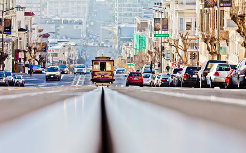 STREETS OF SAN FRANCISCO GICLEE CANVAS ART PRINT POSTER