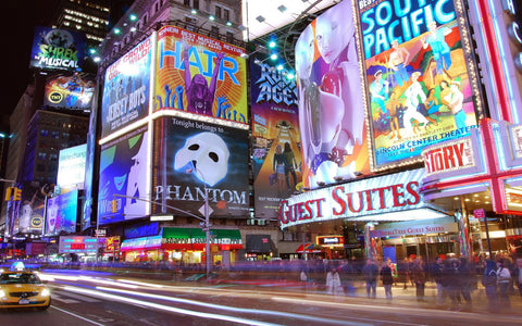 TIMES SQUARE GICLEE CANVAS ART PRINT POSTER