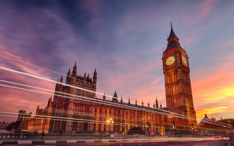 BIG BEN LONDON GICLEE CANVAS ART PRINT POSTER