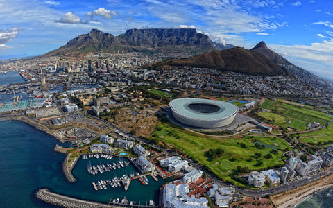CAPE TOWN SOUTH AFRICA GICLEE CANVAS ART PRINT POSTER