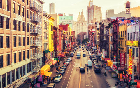 CHINATOWN NEW YORK GICLEE CANVAS ART PRINT POSTER