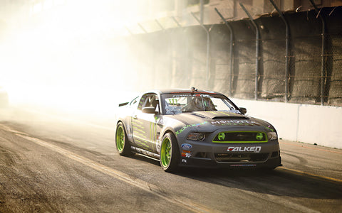 FORD MUSTANG GT DRIFT GICLEE CANVAS ART PRINT POSTER