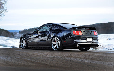 FORD MUSTANG CONCAVO GICLEE CANVAS ART PRINT POSTER