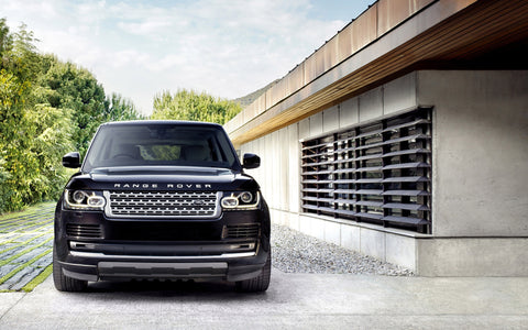 GORGEOUS BLACK RANGE ROVER GICLEE CANVAS ART PRINT POSTER
