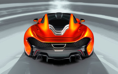 MCLAREN P1 CONCEPT CAR GICLEE CANVAS ART PRINT POSTER