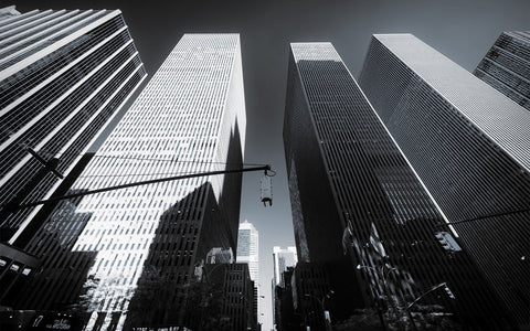 SKYSCRAPERS OF NEW YORK GICLEE CANVAS ART PRINT POSTER