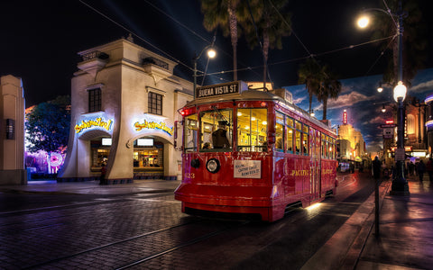 STREETCAR ANAHEIM GICLEE CANVAS ART PRINT POSTER