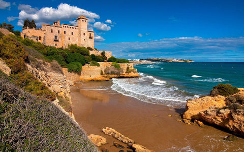 TAMARIT CASTLE SPAIN GICLEE CANVAS ART PRINT POSTER