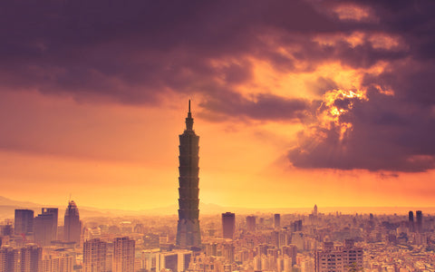 TAIPEI TAIWAN CHINA GICLEE CANVAS ART PRINT POSTER