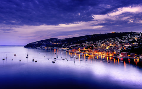 VILLEFRANCHE FRANCE GICLEE CANVAS ART PRINT POSTER